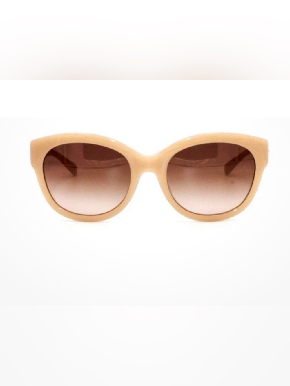 Italian MCM Sunglasses 606S 290 56-20 140 + case & cloth cream/beige NWOT